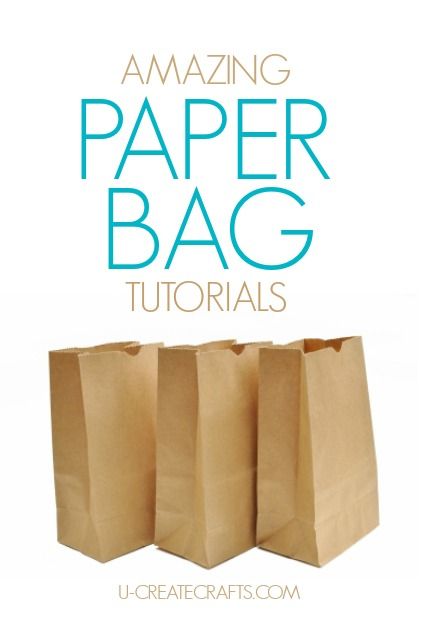 Tons of amazing paper bag tutorials at u-createcrafts.com Camping Crafts For Kids, How To Make A Paper Bag, Diy Paper Bag, Paper Bag Crafts, Paper Lunch Bags, Bag Tutorials, Sharpie Crafts, Ard Buffet, Paper Purse