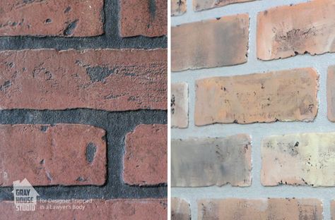 Painted Faux Brick Wall, Cheap Paneling, Faux Brick Accent Wall, Kitchen Remake, Diy Faux Brick Wall, Diy Brick Wall, Faux Brick Wall Panels, Faux Brick Wall, Brick Accent Wall