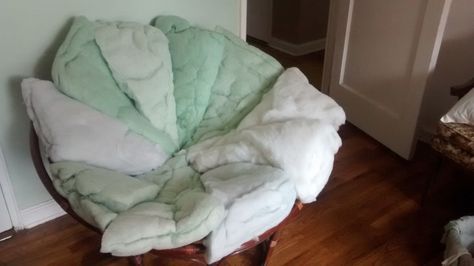 Papasan Chair Cushion Diy, Diy Papasan Cushion, Papasan Cushion Cover, Double Papasan Chair, Diy Chair Cushions, Papasan Chair Cushion, Papasan Cushion, Cushion Diy, Acapulco Chair