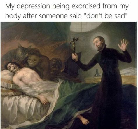 Psychology Memes, Biblically Accurate, Funny Art History, Classical Art Memes, Dark Jokes, Art Jokes, Nerd Humor, Dark Memes, Memes Humor