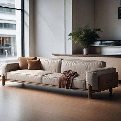 Embrace the essence of Italian design with our Sofa, a minimalist masterpiece of elegance and comfort. Crafted from genuine leather, it seamlessly integrates into any space, adding a touch of luxury to your home. Its high-density foam and latex filling offer unparalleled comfort, while solid wood legs provide sturdy support. With easy assembly and a sleek design, this Sofa is the perfect addition to your living room. Natural variation: The product is made of natural materials, which makes it uni Modern Luxury Living Room Sofas, Polyester Sofa Living Rooms, Elegant Sofa Luxury Couch, Rh Modern Living Rooms Sofas, Italian Sofa Modern, Modern Luxury Leather Sofa, Modern Fabric Sofa Living Room, Luxury Sofas Modern, Office Sofas Modern