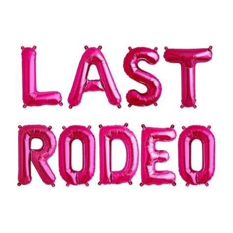 LAST RODEO 🤠 The perfect pairing: @thegingerbearbakery ‘s epic cake with @burntisland_occasions cake topper and our awesome Last Rodeo Collection! 💗 SWIPE for inspo! 📸 Image one: @thegingerbearbakery Rodeo Balloons, Rodeo Decorations, Hen Party Balloons, Hen Party Decorations, Last Rodeo, Bridesmaid Duties, Balloon Ribbon, Pink Foil, Bachelorette Party Themes