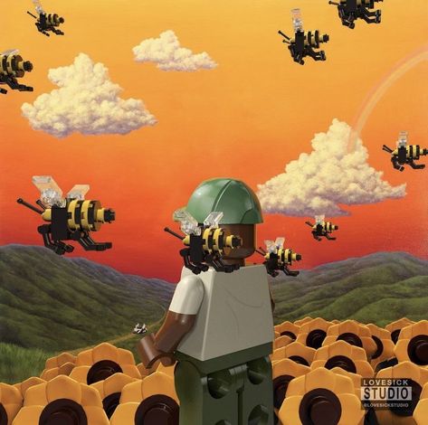 Tyler, The Creator Lego Poster, Lego Wallpaper, Tyler The Creator Wallpaper, Rap Album Covers, Cool Album Covers, Flower Boy, Cover Wallpaper, Music Album Covers, Music Album Cover