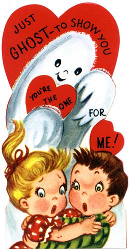 just ghost to show you #valentinesday #valentine Childrens Valentines, Old Cards, Fun House, Vintage Valentine Cards, Valentines Day Greetings, Retro Valentines, My Funny Valentine, Valentine Card, Vintage Greeting Cards