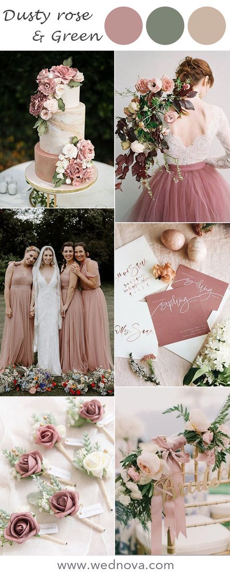 wedding ideas — 10 Beautiful Sage Green Wedding Ideas for 2019... Elegant Wedding Colors, Winter Wedding Color Palette, Popular Wedding Colors, Wedding Color Combinations, Best Wedding Colors, Wedding Color Ideas, Neutral Wedding Colors, Trending Wedding, Late Summer Weddings