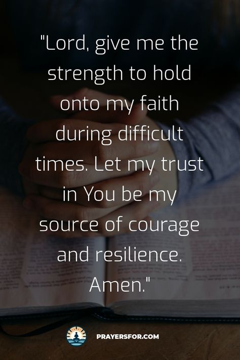 Strength in Faith Prayer Prayers For Understanding, Prayers For Faith, Prayer For Understanding, Faith Bible Verses, Prayer For Strength, Faith Quotes Inspirational, Prayer For Love, Personal Prayer, Powerful Prayers