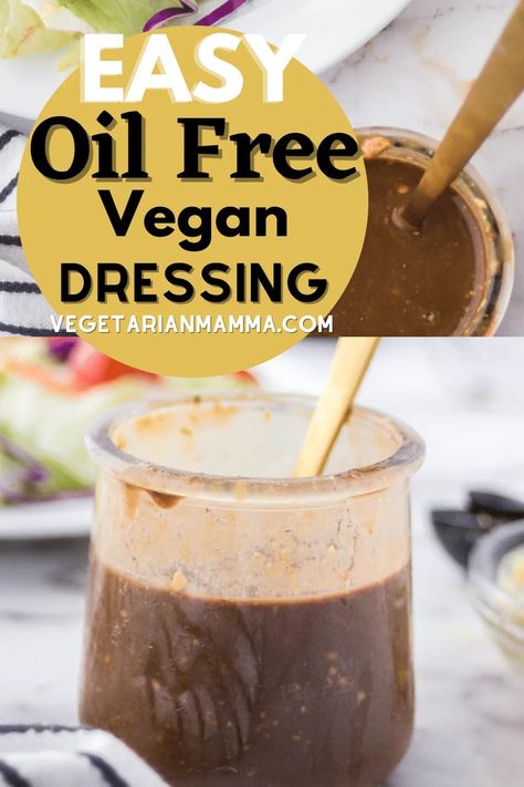 Oil Free Salad, Vegan Aioli Recipe, Vegan Avocado Dressing, Vegan Dressing Recipes, Low Fat Salads, Deli Salads, Vegan Salad Dressing Recipes, Oil Free Salad Dressing, Italian Dressing Recipes