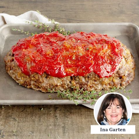 Ina Garten Turkey Meatloaf, Ina Garten Meatloaf Recipe, Recipe Meatloaf, Meat Loaf Recipe, Best Ina Garten Recipes, Perfect Roast Chicken, Ina Garten Recipes, Turkey Meatloaf, Crowd Pleasing Recipes