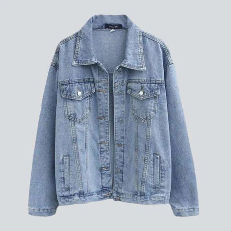 Light Denim Jacket, Light Wash Denim Jacket, Christmas Board, Jean Jacket Women, Oversized Denim Jacket, Street Style Trends, Blue Denim Jacket, 90s Nostalgia, 90s Style