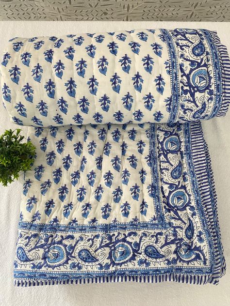 This Quilts item by GayatriTextile has 8248 favorites from Etsy shoppers. Ships from India. Listed on Sep 16, 2024 Quilt Bedspread, Block Print Quilt, Pretty Quilt, King Bedroom, Quilted Bedspreads, Hand Block Print, Printed Quilt, Bedroom Inspo, Bed Room