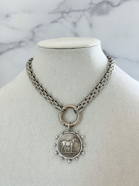 Coin pendant necklace