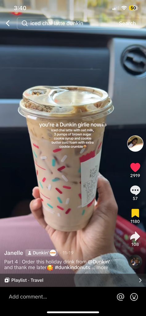 Good Dunkin Drinks To Order, Yummy Dunkin Drinks, Dunkin Tea Drinks, Dunkin Non Coffee Drinks, Healthy Coffee Orders Dunkin, Secret Dunkin Drinks, Dunkin Donuts Iced Coffee Order Fall, Cheap Dunkin Drinks, Dunking Donuts Drinks