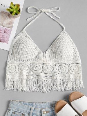 They are beautiful, lovable and affordable. You deserve it! Bali Clothes, Multi Purpose Clothes, Top Crop Tejido En Crochet, Tops Bonitos, Boat Parade, Crochet Bralette, Stil Boho, Crochet Tank Top, Bralette Crop Top