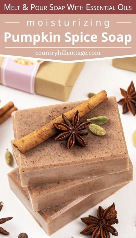 Fall Soap Recipes, Easy Homemade Soap, Homemade Soap Recipe, Pumpkin Spice Body Butter, Milk Soap Recipe, Pumpkin Spice Soap, Diy Pumpkin Spice, Goats Milk Soap Base, Easy Soap Recipes