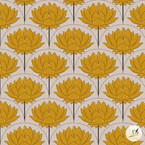 Lotus Print Pattern, Lotus Print Fabric, Lotus Motif Design, Rajasthani Fabric, Mughal Prints, Dark Folklore, Lotus Flower Pattern, Ganesh Festival, Lotus Motif