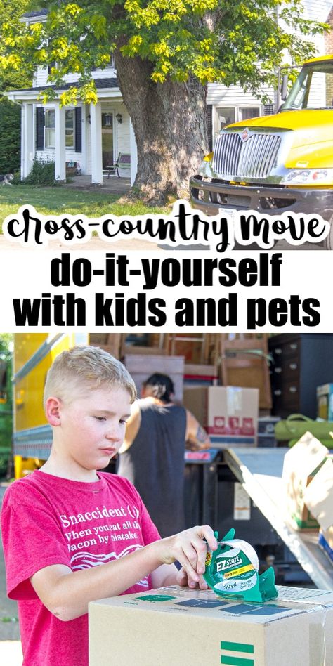 Tips For Moving Across The Country, Cross Country Move Timeline, Move Across Country, Packing Tips Moving Across Country, Moving Cross Country With Pets, Moving Cross Country Checklist, Cross Country Move Checklist, Cross Country Moving Tips, Moving Across Country Tips