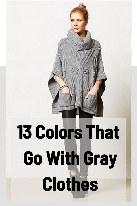 What Color Goes With Gray Clothes, Charcoal Gray Outfit Color Combos, Grey And Tan Outfits Women, Gray Matching Colors Outfit, Grey Tonal Outfits, Style Grey Trousers Women, Gray Pant Outfits For Women, Grey And Beige Outfits For Women, Charcoal Grey Cardigan Outfit