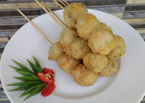 Cilok goreng telur foto resep utama Telur Goreng, Mediterranean Recipes, Tater Tot, Ethnic Recipes, Quick Saves