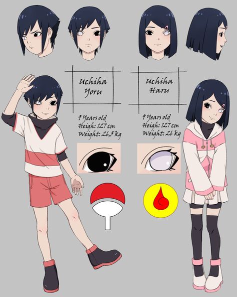 Sasuhina Family, Kunoichi Naruto Oc, Naruto Character Creator, Sasuke Uchiha Sharingan, Naruto Eyes, Naruko Uzumaki, Naruto Oc Characters, Naruto Anime, Uchiha Clan