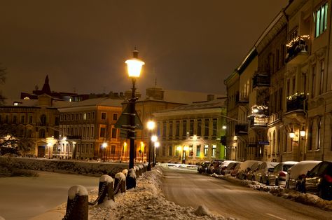 Winter evening in Gothenburg, Sweden by LimeWave on Flickr. Denmark Winter, Sweden Winter, Gothenburg Sweden, British Pub, Winter Evening, Winter Inspo, Winter Break, Gothenburg, Christmas Scenes