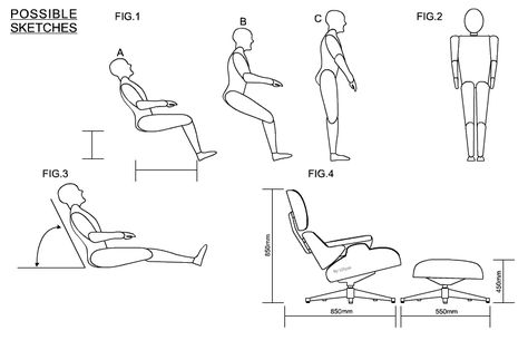 THE EAMES CHAIR AND OTTOMAN - ERGONOMICS AND ANTHROPOMETRICS Herman Miller Chair Eames, Ergonomics Furniture, Ikea Chair, Unique Chair, Eating Tips, Chair Makeover, Pink Chair, Eames Chairs, Dining Room Chairs Modern