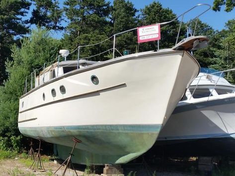 1985 38' Custom PH Trawler Coastal Cruiser Trailerable Trawler, Cabin Cruisers For Sale, Pilothouse Boat, Cabin Cruiser Boat, House Boats For Sale, Trawler Yacht, Trawler Boats, Trawlers For Sale, Cruiser Boat