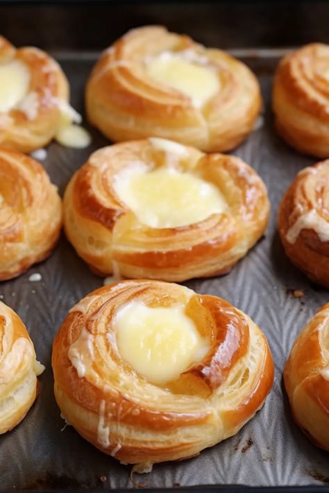 Cheese Danishes - That Oven Feelin Cheese Danishes, Cheese Danish, Homemade Cheese, Quick Breakfast, Baking Recipes, Cookies Et Biscuits, Sweet Tooth, Comfort Food, Breakfast Recipes