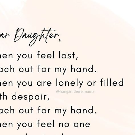 Hang in there, Mama by Ali Flynn| Motherhood| Teens on Instagram: "Dear Daughter… #motherhood #motherdaughter #motherdaughterlove #motherhoodjourney #motherhoodquotes" Sick Daughter Quotes Mom, Deep Motherhood Quotes, Poetry About Mothers And Daughters, Mother Daughter Struggles Quotes, Motherhood Reminder Quotes, Dear Daughter, Inspirational Poems, Motherhood Journey, Poem Quotes