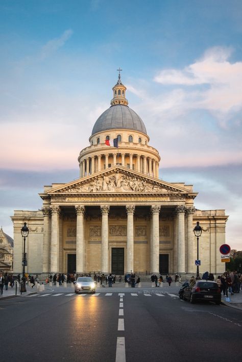 Pantheon Paris, Architecture Parisienne, Paris Buildings, France City, Paris Architecture, Neoclassical Architecture, Prague Castle, Voyage Europe, Cities In Europe