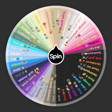 Aesthetic Wheel, Dti Challanges Wheel, Spin The Wheel Small Business, Character Wheel, Oc Spin The Wheel, Aesthetic Wheel Spinner, Spin Wheel Design, Spin Wheel, How To Make A Spin Wheel