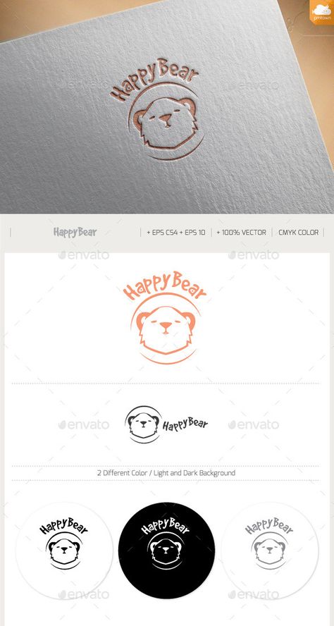 Cute Logos Design, Cute Animal Logo, Logo Design Animal, Cute Logo Design, Animal Logo Design, Animal Logo Inspiration, Bear Logo Design, Animals Logo, Special Logo