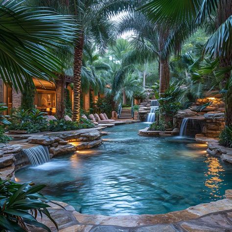 19+ Chic Pool Landscaping Designs to Elevate Your Outdoor Space • 333+ Images • [ArtFacade] Pool In Small Backyard, Party Food Outdoor, Pools With Hot Tubs, Summer Pool Party Food, Pool In Backyard, Summer Pool Party Decorations, Backyard Pool House, Food Outdoor, Pool Party Food