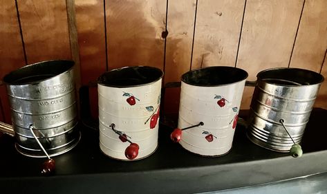 Custom Order Vintage Flour Sifter With Your Choice of Scenery, Oil Painting, Hand Painted, Rustic Home Decor Flour Sifter, Siding Paint, Beautiful Dragon, Etsy Favorites, Antique Stores, Rustic Home, Rustic Home Decor, Oil Paintings, Rustic House