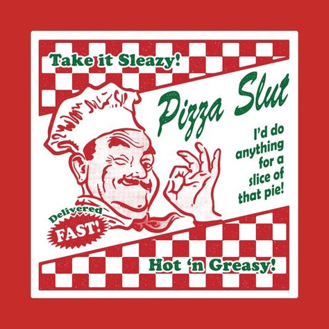 Pizza Box Graphic Design, Vintage Pizza Illustration, Pizza Chef Illustration, Pizza Box Design Ideas, Pizza Box Illustration, Pizza Illustration Design, Pizza Graphic Design, Sticker Themes, Old School Pizza