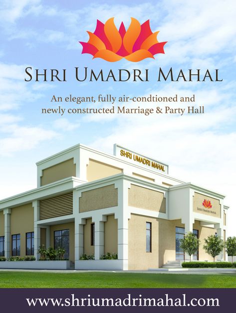 SHRI UMADRI MAHAL Fully Air Conditioned Elegant Marriage and Party Hall for Celebrations @ Sholinganallur, Chennai with 1000 guests (Floating) Capacity Marriage Hall Design Exterior, Wedding Hall Exterior Design, Marriage Hall Elevation, Marriage Hall Plan Layout, Marriage Lawn Design, Marriage Hall Design, Temple Elevation, Marriage Hall, Reception Halls