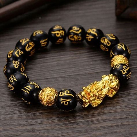 @findsbyjune posted to Instagram: Chinese FengShui Pixiu Color Changing Wristband Wealth Good Luck Bracelet Men Women Chain Unisex Obsidian Stone Beads Bracelets #wealth #finance #money #fengshui #pixu #lucky #bracelet #jewelry #bracelets #instajewelry #goodluck #beads #stones #naturalstone # #pixiu #pixiubracelet #obsidian #obsidianblack #obsidianstone #obsidianjewelry #gifts #gift #giftideas #fashion #woemens #stylefashion #blackobsidian #blackobsidianstone #fashionjewelry #luckycharm Black Obsidian Bracelet, Black Obsidian Stone, Obsidian Bracelet, Good Luck Bracelet, Obsidian Stone, Gelang Manik, Mens Gold Bracelets, Bead Bangles, Protection Bracelet