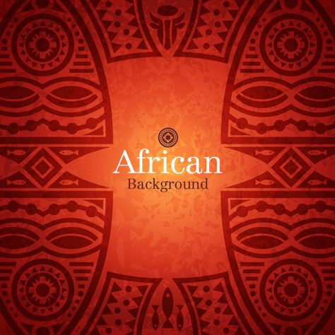 Traditional african background Premium Vector African Background, Paisley Stencil, American Logo, Africa Art Design, African Pattern Design, Art Deco Living Room, African Traditions, Geometric Pattern Art, Print Design Art