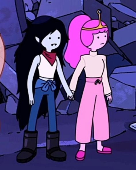 Princess Bubblegum, My Girlfriend, The School, Holding Hands, Clothes