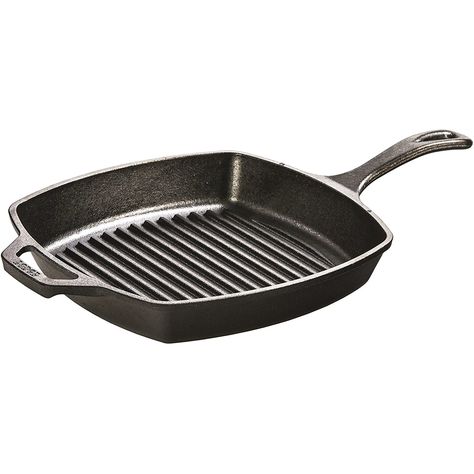 <strong>Amazon Is Having a Huge Sale on Kitchen Must-Haves This Weekend, Including Le Creuset, Lodge, and More</strong> Lodge Cast Iron Grill, Lodge Cookware, Low Fat Cooking, Cast Iron Grill Pan, Iron Grill, Cast Iron Griddle, Seasoning Cast Iron, Bacon On The Grill, Lodge Cast Iron