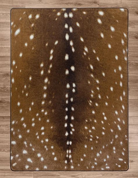 Gavyn Power Loom Sienna Rug Adobe Interior, Cabin Rugs, Deer Hide, Tufted Leather, Printed Carpet, Hide Rug, Deer Print, Deer Skin, Hand Crafted Furniture