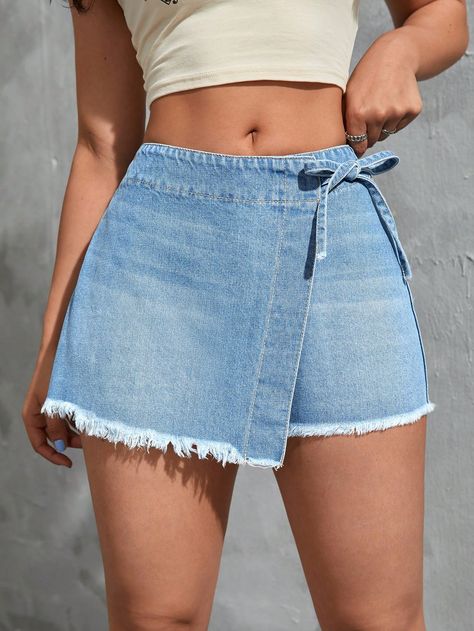 Short Pollera Outfit, Short Jean Skirts, Short Jean Skirt Outfits, Jean Skirt Outfits, Short Pollera, Short Jean Skirt, Moda Denim, Suit Jumpsuit, Short Jean