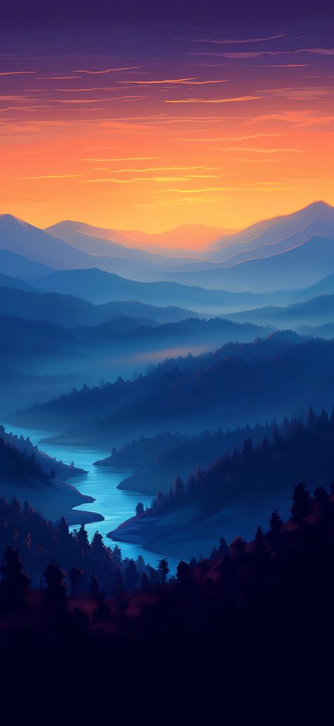 https://play.google.com/store/apps/details?id=one4studio.wallpaper.one4wall Vibrant Phone Wallpaper, Sun Rise Mountains, Sun Rise Illustration, App Background Wallpapers, Fall Mountain Wallpaper, Sun Rise Wallpaper, Mountain Valley Painting, Sun Rise Painting, Rising Sun Wallpaper