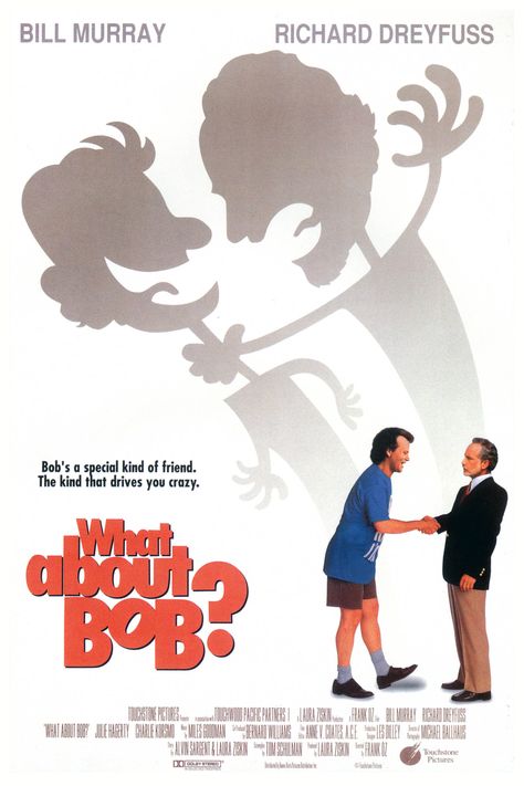 "What About Bob?" movie poster, 1991 James Murray, What About Bob, Richard Dreyfuss, Denis Villeneuve, Movies Worth Watching, Bill Murray, Movie Buff, Top Movies, Funny Movies