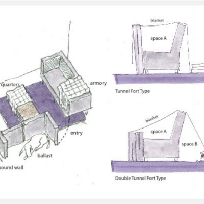 Unusual Apertures in This Industrial Designer/Mechanical Engineer Couple's House - Core77 Kids Forts Inside, Sleepover Fort, Indoor Forts, Fort Ideas, Cool Forts, Sleepover Room, Blanket Forts, Kids Forts, Blanket Fort