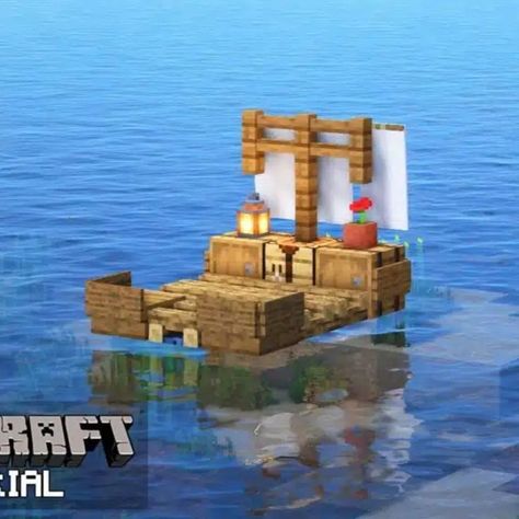 Are you looking for an easy-to-build house design in Minecraft that is perfect for your ocean adventure gameplay? Then this build is for you! This Cozy Raft House on Sea in Minecraft is one of the most accessible shelters to build! With enough customization, you can turn this simple build into a more lavish one! So better check it out now Minecraft Sea House Ideas, Minecraft Pufferfish Build, Sea Lantern Minecraft, Minecraft Ocean Aesthetic, Minecraft Sea Creature Build, Minecraft Raft House, Most Minecraft, Fishing Shack Minecraft, Minecraft Sea House