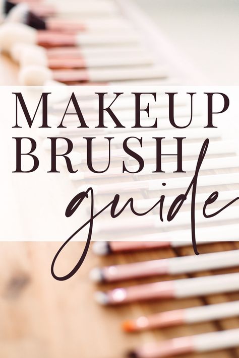 Makeup Brushes And Their Uses, Brushes And Their Uses, Types Of Brushes, Quick Makeup Routine, Foundation Brushes, Natural Hair Brush, Brush Guide, Makeup Brushes Guide, Best Natural Makeup