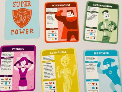 Super Power Cards Card Game Design, Game Card Design, Board Game Design, Playing Cards Design, Karten Design, 카드 디자인, Collector Cards, Game Concept, Game Character Design