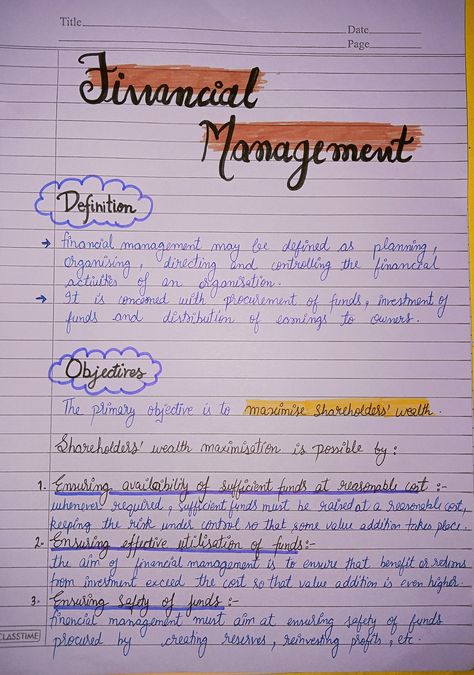 Follow for more notes Financial Management Notes, Finance Notes Aesthetic, Accounts Notes, Finance Notes, Gcse Business Studies, Gcse Business, Management Notes, Commerce Notes, Statistics Notes