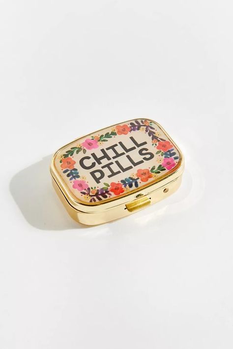 Medicine Organization, Chill Pill, Pill Organizer, Pill Case, Natural Life, Inspirational Message, Lifestyle Shop, Things To Buy, Beauty Women