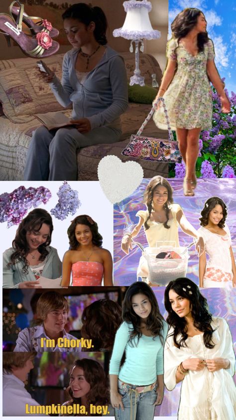 The style icon of the day Gabriella Montez or as some call her lumpkinella Gabriella High School Musical Outfits, Gabriella High School Musical, High School Musical Costumes, Gabriella Montez, Korean Beauty Secrets, 2013 Swag Era, Suite Life, Early 2000s Fashion, Disney Day